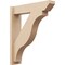 Ekena Millwork 5 1/2-in W x 22-in D x 26-in H Funston Slat Rough Cedar Woodgrain TimberThane Outlooker, Primed Tan OUTUR055X22X26FST24RCPR - alternate 1